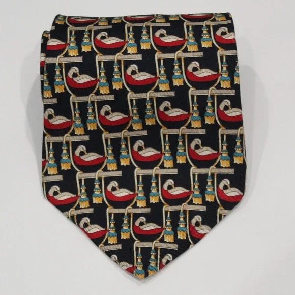 LOT Vintage Paul Fredrick Silk Neckties Lot Patterned‎ Dress Ties 100% silk